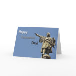 Happy Christopher Columbus Day Statue Cards