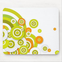 Happy circles mousemat mouse mats