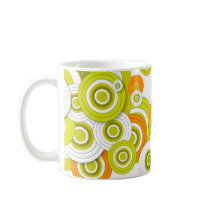 Happy circles mug