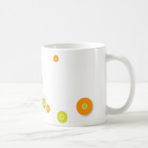 Happy circles mug