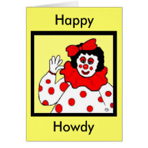 Happy Clown Note Card