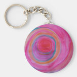 Happy Colourful Bulls- Eye  Key -chain Key Chains