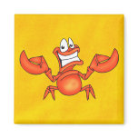 Happy Crab Magnet