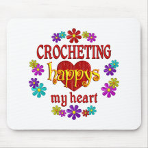 Happy Crocheting Mousepad