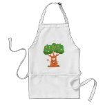happy cute cartoon abc alphabet tree aprons