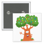 happy cute cartoon abc alphabet tree button