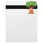 happy cute cartoon abc alphabet tree custom letterhead