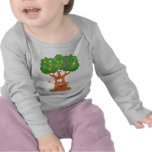 happy cute cartoon abc alphabet tree shirt