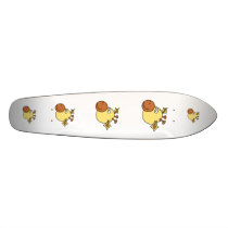 Happy Cute Giraffe. Cartoon Animal. Skate Board Deck