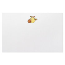 Happy Cute Giraffe. Cartoon Animal. Stationery Design