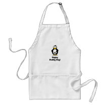 Happy Daddy Day Penguin Apron