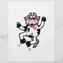 Happy Dancing Cow Personalized Flyer