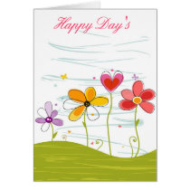 Happy Day's Flowering cards