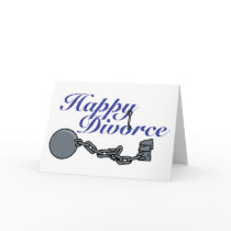Happy Divorce Greeting Card