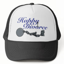 Happy Divorce Mesh Hats