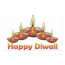 Happy Diwali Rectangular Sticker