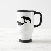Happy Dolphins Coffee Mugs