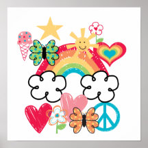 Happy Doodles Print