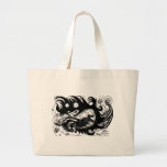 Happy dragon (Silhouette) Tote Bag