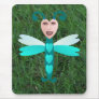 Happy Dragonfly Mouse Mat