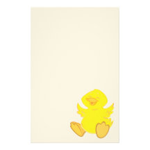 Happy Duck Stationary Customized Stationery