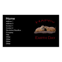 Happy Earth Day Business Card