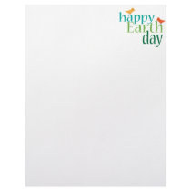 Happy Earth Day Personalized Letterhead
