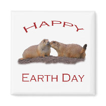 Happy Earth Day Refrigerator Magnet