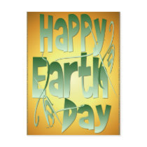 Happy Earth Day Postcard