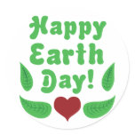 Happy Earth Day! stickers
