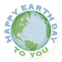 Happy Earth Day Sticker