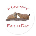 Happy Earth Day stickers
