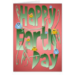 Happy Earth Day with Birds Card