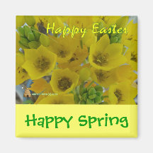Happy Easter (3) - Magnet - Customize/Personalize