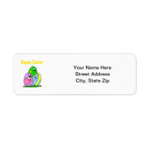 Happy Easter (4) Return Address Label