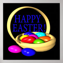 Happy Easter Basket Print