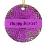 Happy Easter Crazy Daisy Ornament