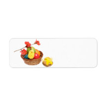 Happy Easter! Custom Return Address Label