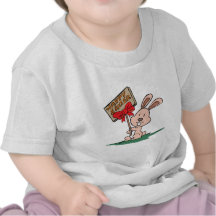 "Happy Easter" Easter bunny T-shirts