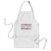 Happy Easter - Easter Egg Border Tees and Gifts Aprons