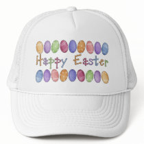 Happy Easter - Easter Egg Border Tees and Gifts