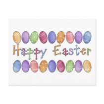 Happy Easter - Easter Egg Border Tees and Gifts