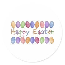 Happy Easter - Easter Egg Border Tees and Gifts