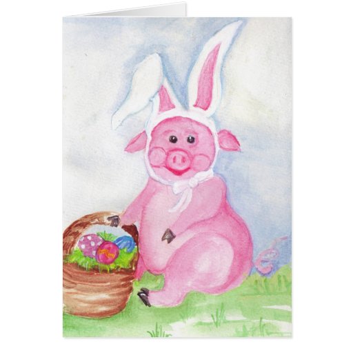 Happy Easter from the Easter Pig Card