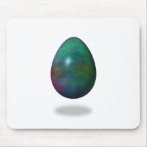 Happy Easter! - Green Egg Mouse Pad