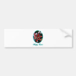 Happy Easter o Cyan Tiger Lily The MUSEUM Zazzle G Bumper Stickers