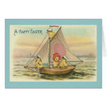 Happy Easter On A Sailboat cards
