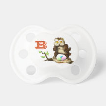 Happy Easter owl Pacifier