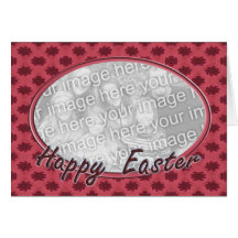 Happy Easter photo frame Greeting Card