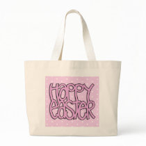 Happy Easter pink Bag